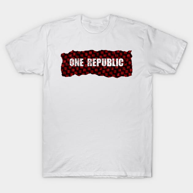 One Republic Ripped Flannel T-Shirt by BAUREKSO